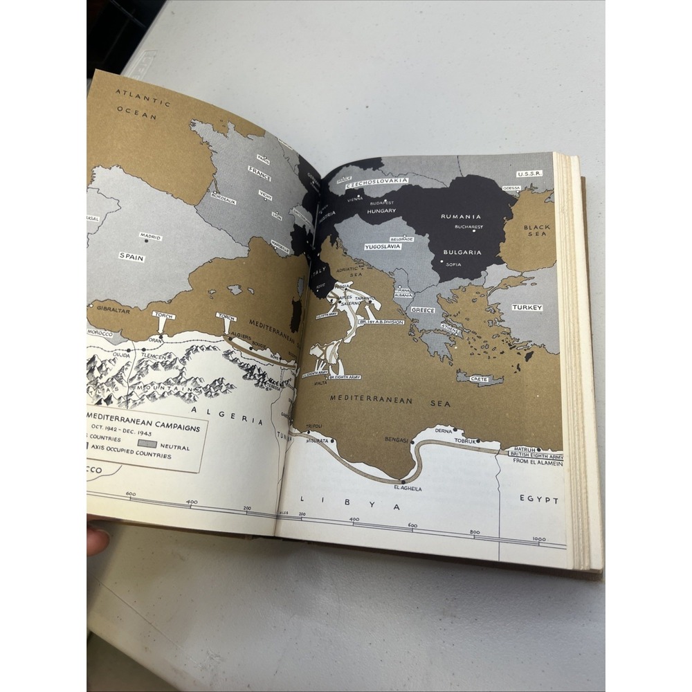 Crusade in Europe by Dwight D. Eisenhower 1948 Hardcover First Edition Vintage - Picture 6 of 12
